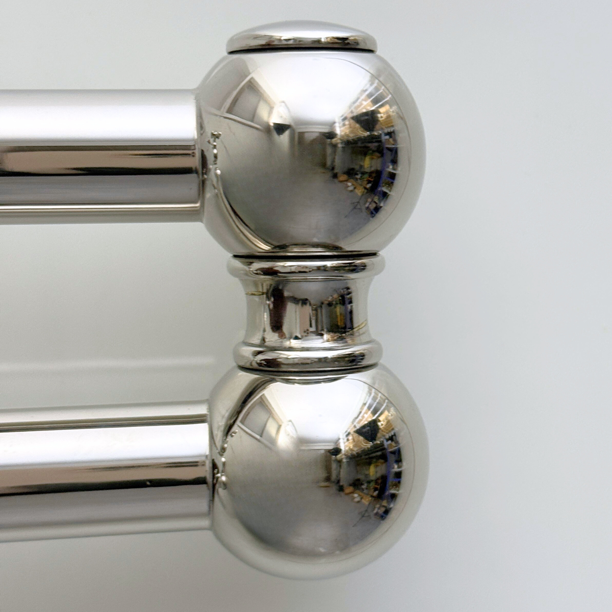 Polished Nickel Pot Filler with Cross Handles – alternate view 7