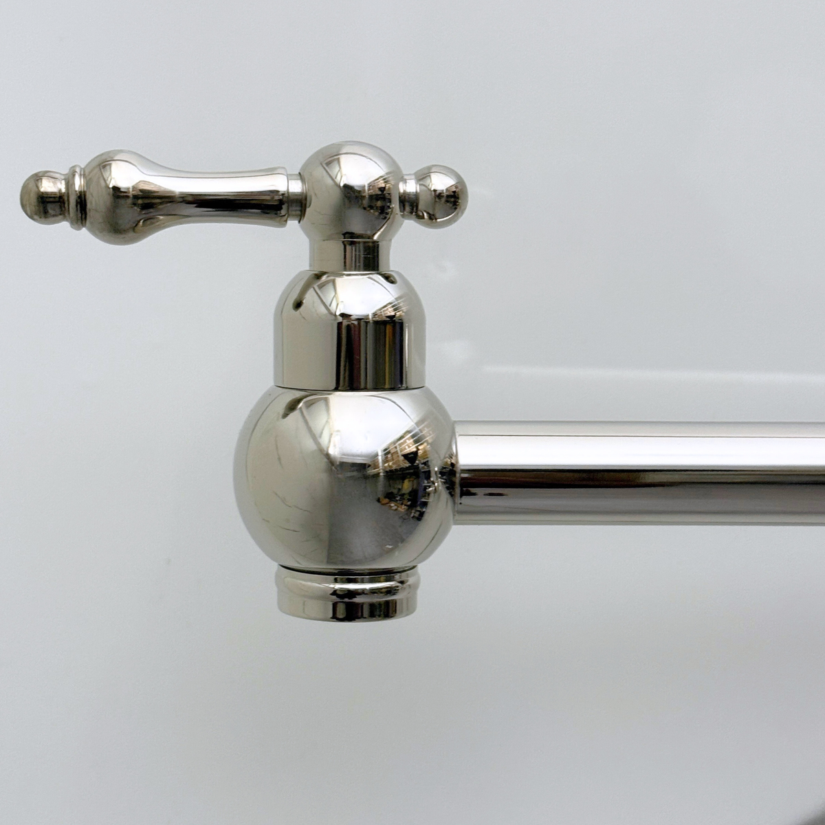 Polished Nickel Pot Filler with Lever Handles – alternate view 4