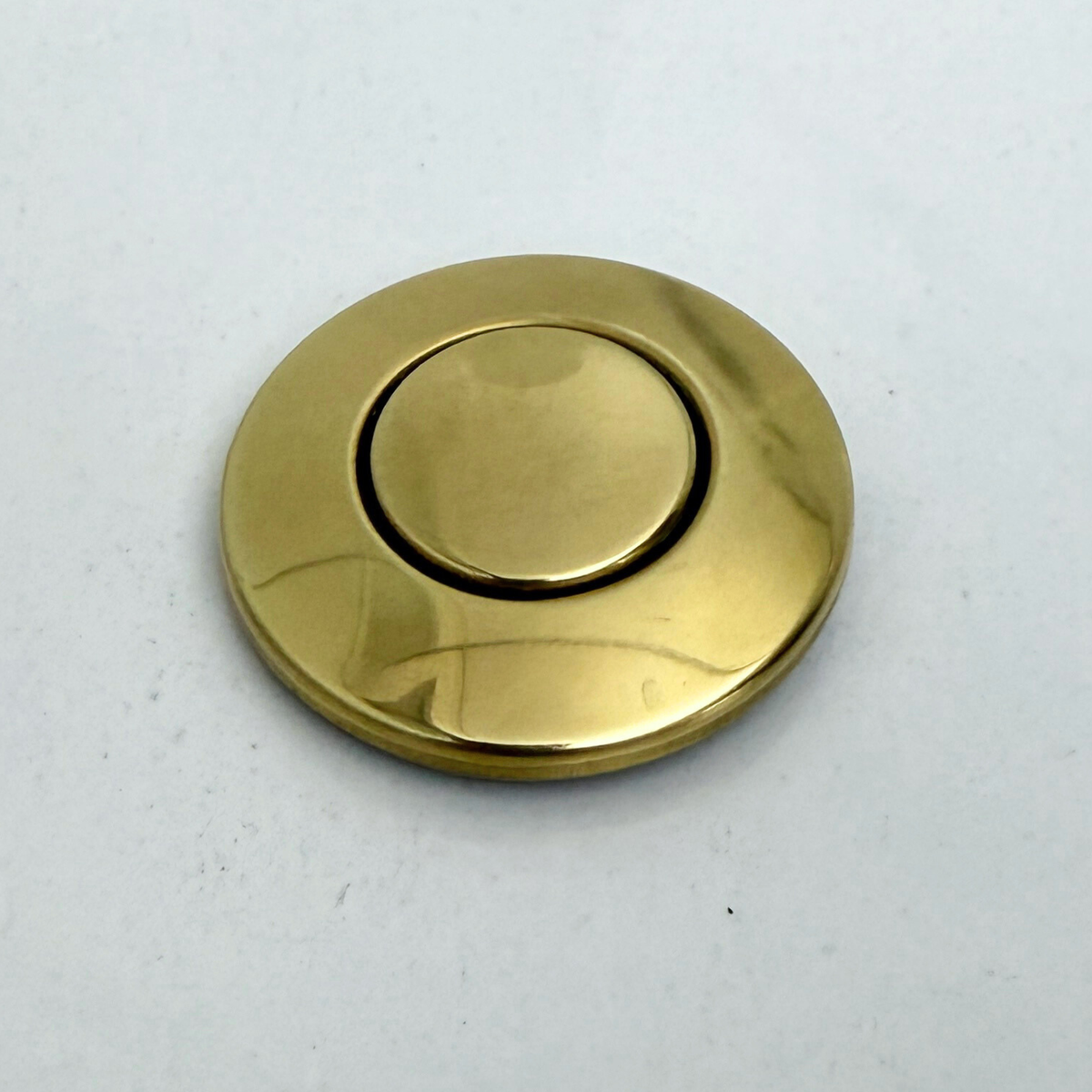 Unlacquered Brass Air Switch Kit, Solid Brass Garbage Disposal Air Switch Button - image 4