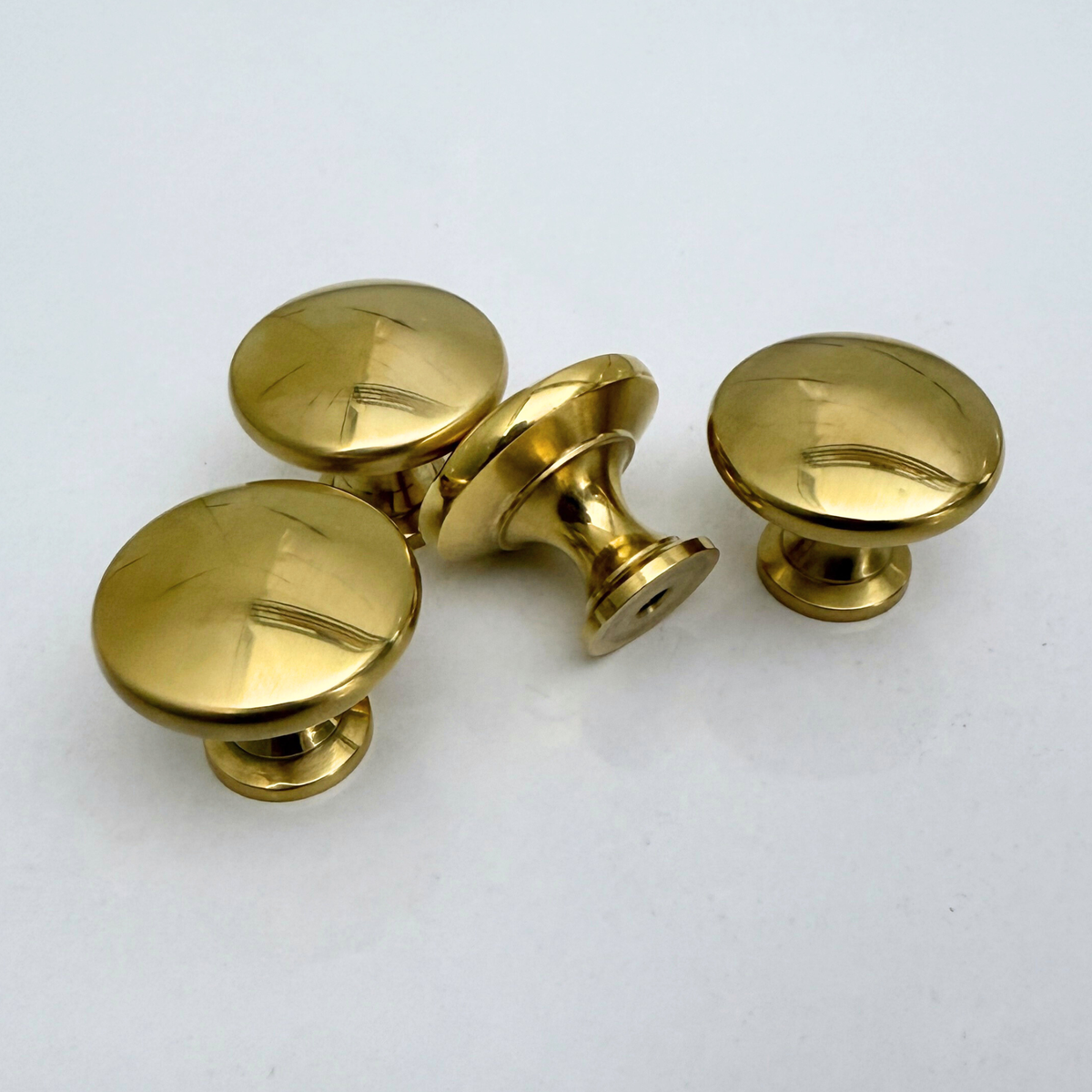 Unlacquered Brass Ball Cabinet Knob, Solid Brass Cabinets Knob, Brass Drawers Knob - image 3