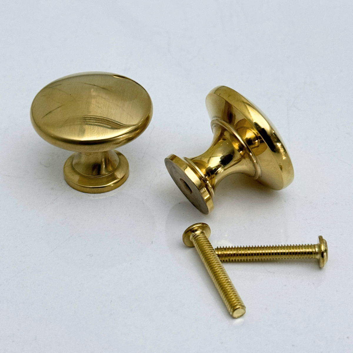 Unlacquered Brass Ball Cabinet Knob, Solid Brass Cabinets Knob, Brass Drawers Knob - image 4