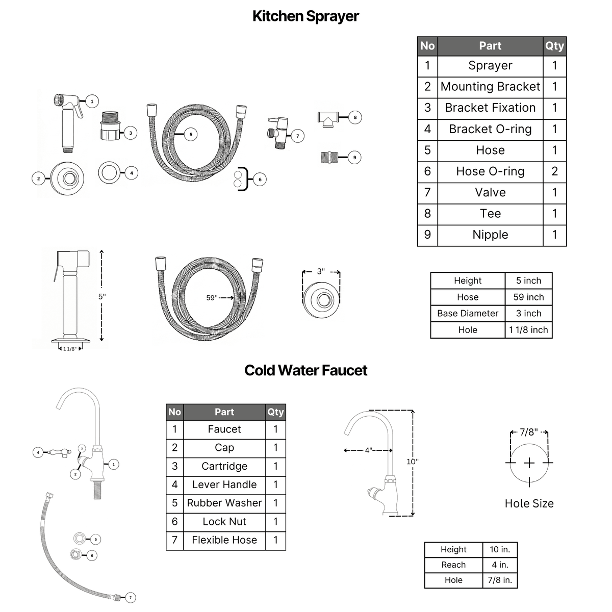 Unlacquered Brass Bridge Faucet with Lever Handles - Atlas - Vintaless