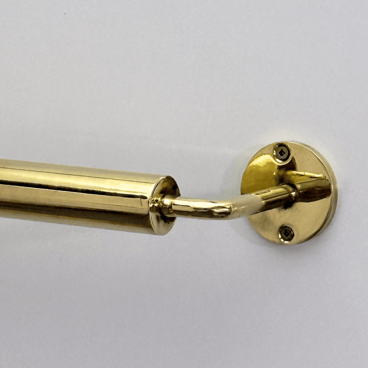 Unlacquered Brass Towel Holder, Solid Brass Wall Mounted Bar, Brass Towel Rack, Brass Rod, Brass Towel Rail - Vintaless