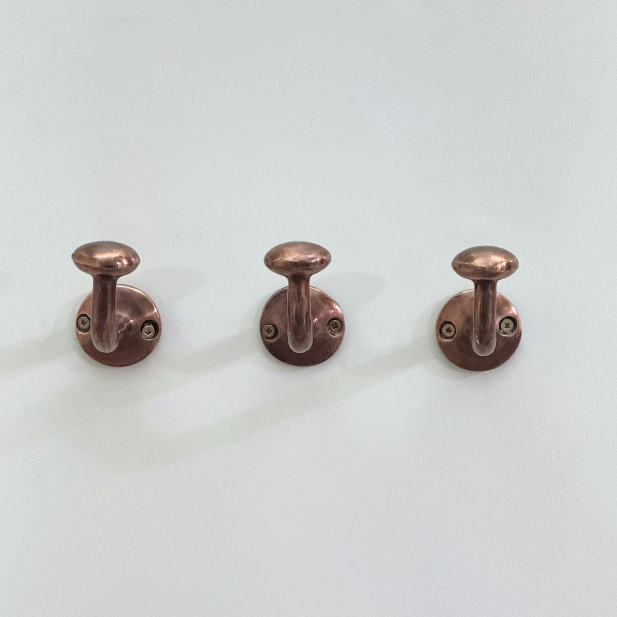 Antique Copper Hooks, Copper Robe Hook, Heavy Duty Single Hook, Wall Mount Copper Robe Hooks - image 4