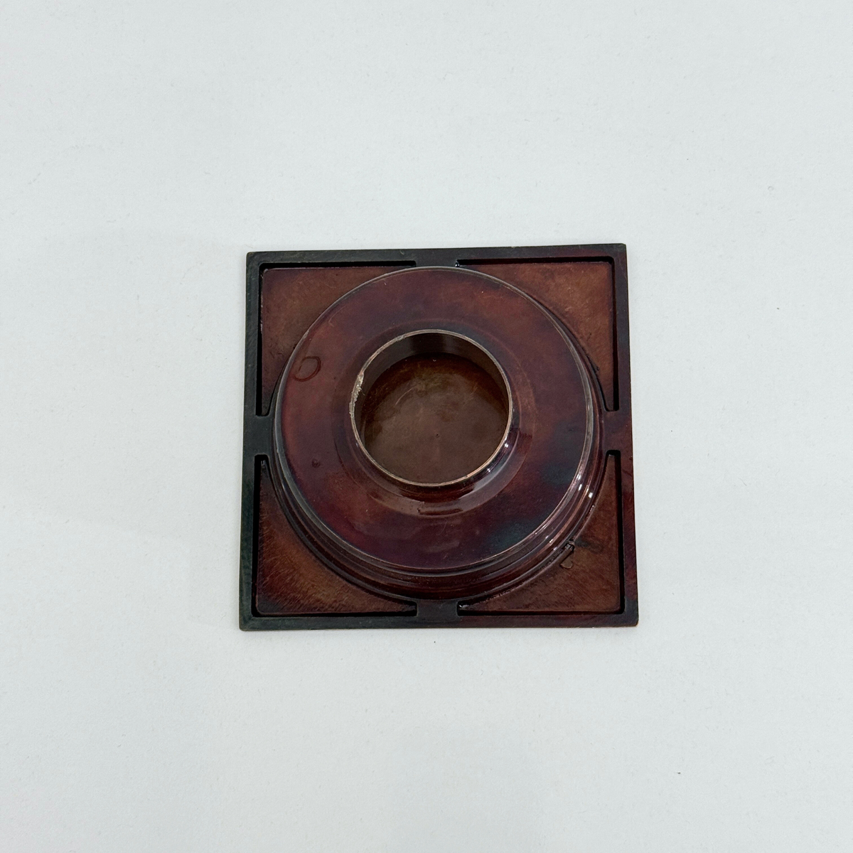 Antique Copper Shower Drain with Removable Cover, Solid Copper Square Shower Drain - image 5