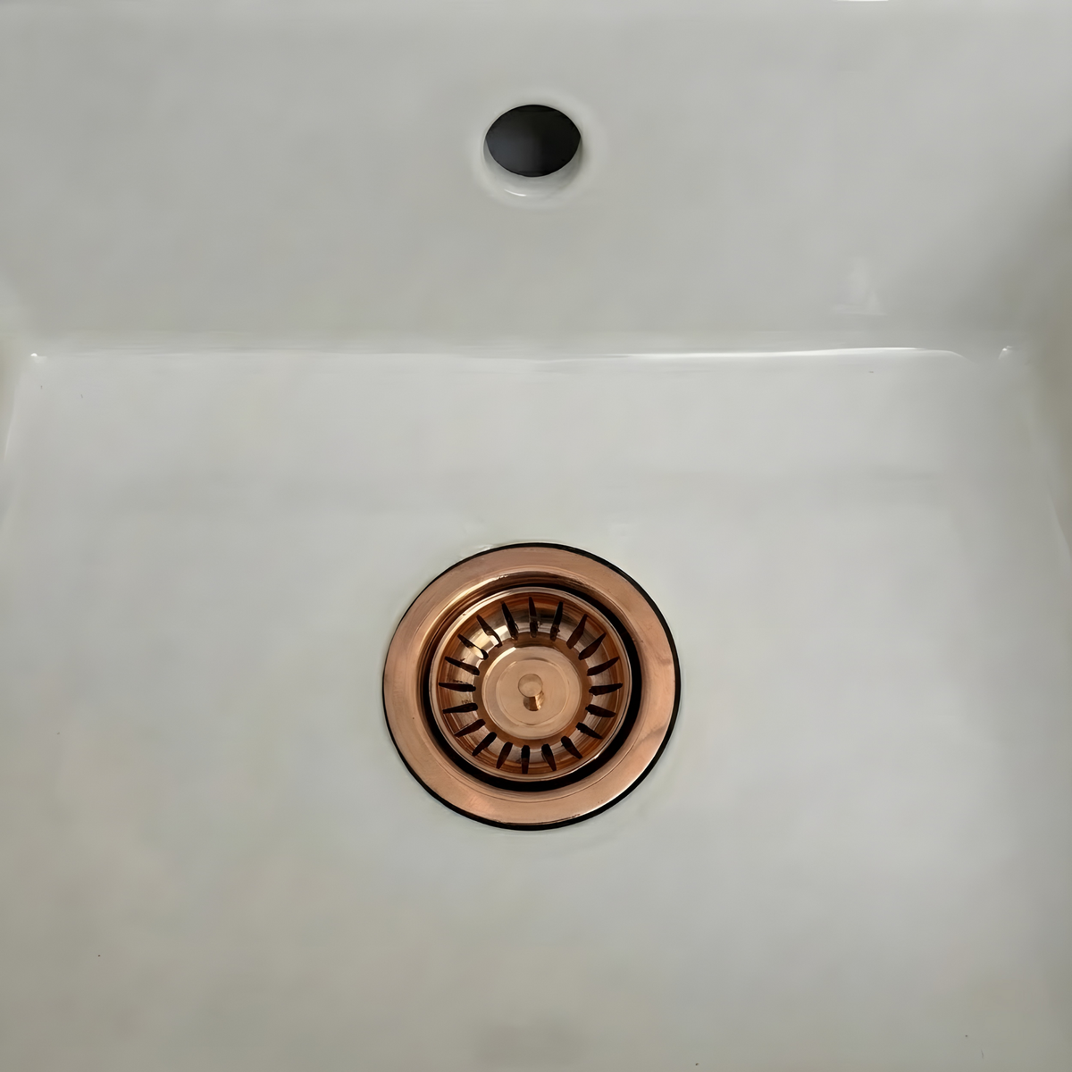 Pure Copper Sink Strainer, Solid Copper Kitchen Strainer - image 3