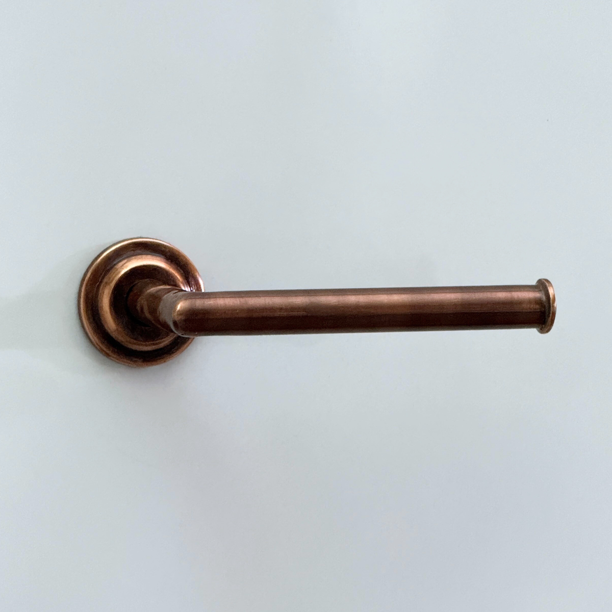 Antique Copper Wall Mount Toilet Paper Holder, Solid Copper Toilet Roll Holder - image 1