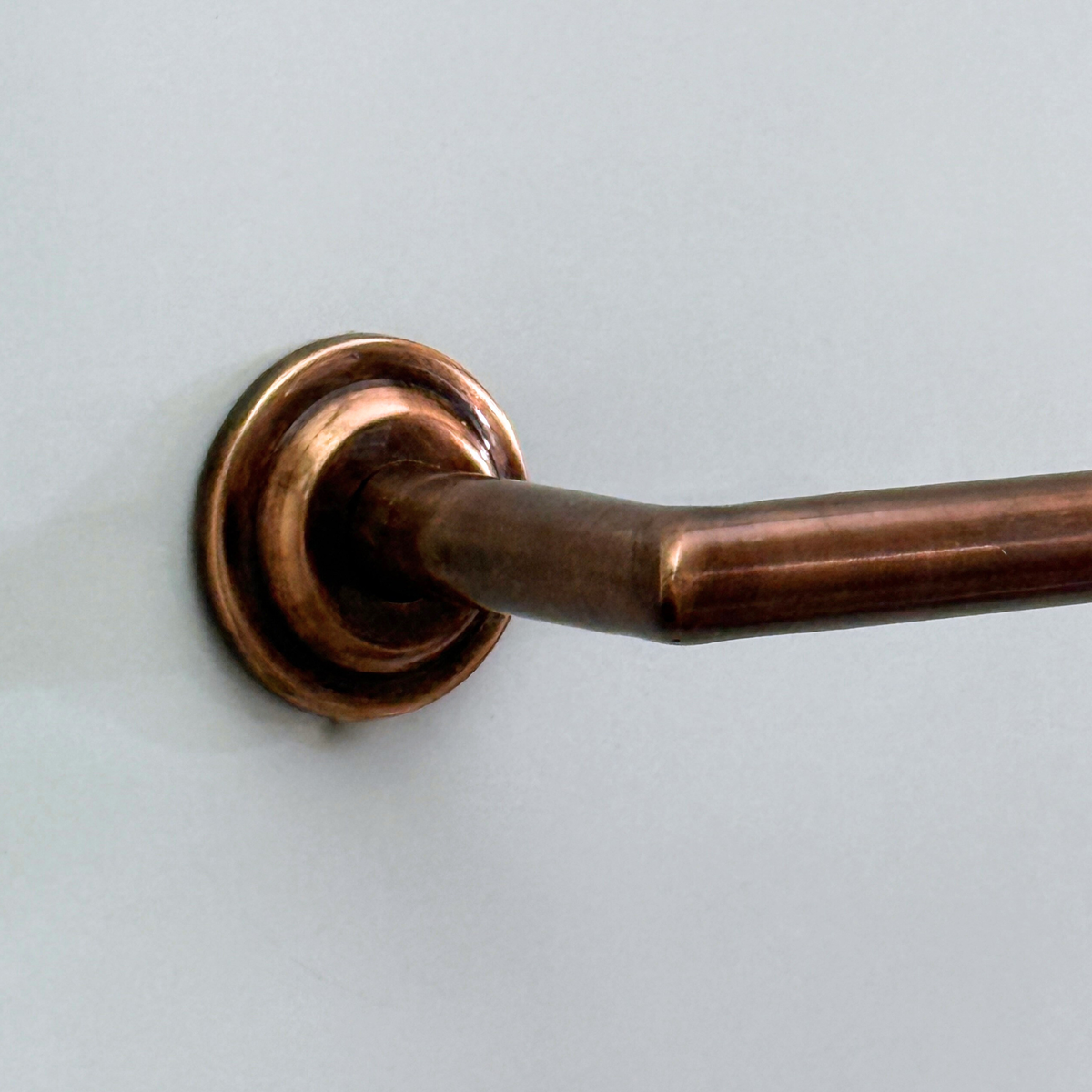 Antique Copper Wall Mount Toilet Paper Holder, Solid Copper Toilet Roll Holder - image 2