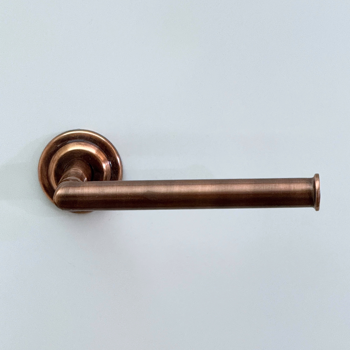 Antique Copper Wall Mount Toilet Paper Holder, Solid Copper Toilet Roll Holder - image 3