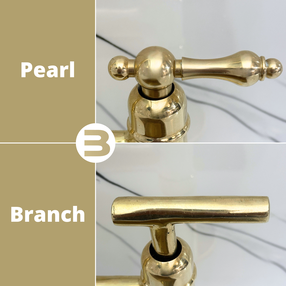Unlacquered Brass Lever Handles with Cartridge, Solid Brass Lever Handles for Brass Fixtures - image 5