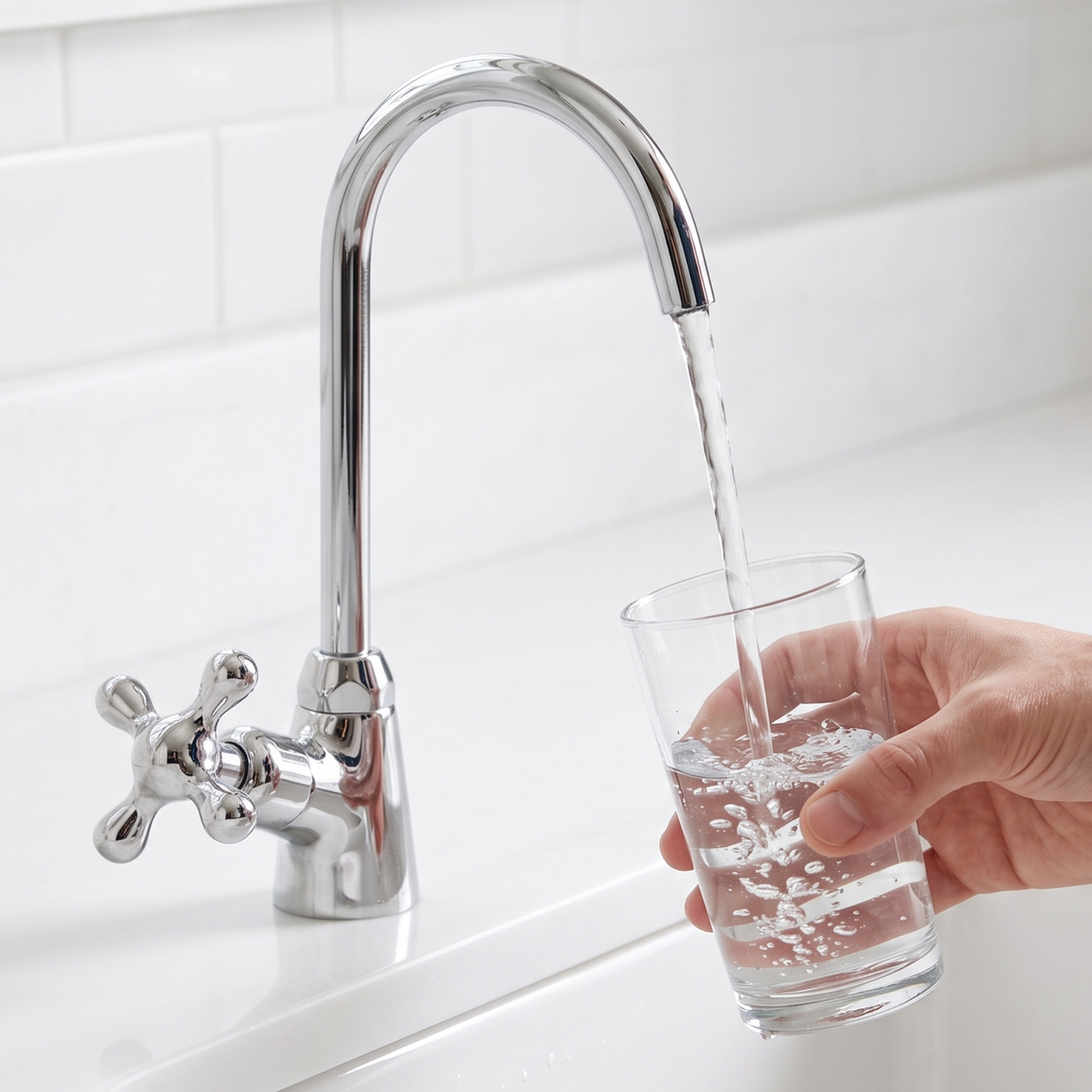 Polished Nickel Cold Water Faucet