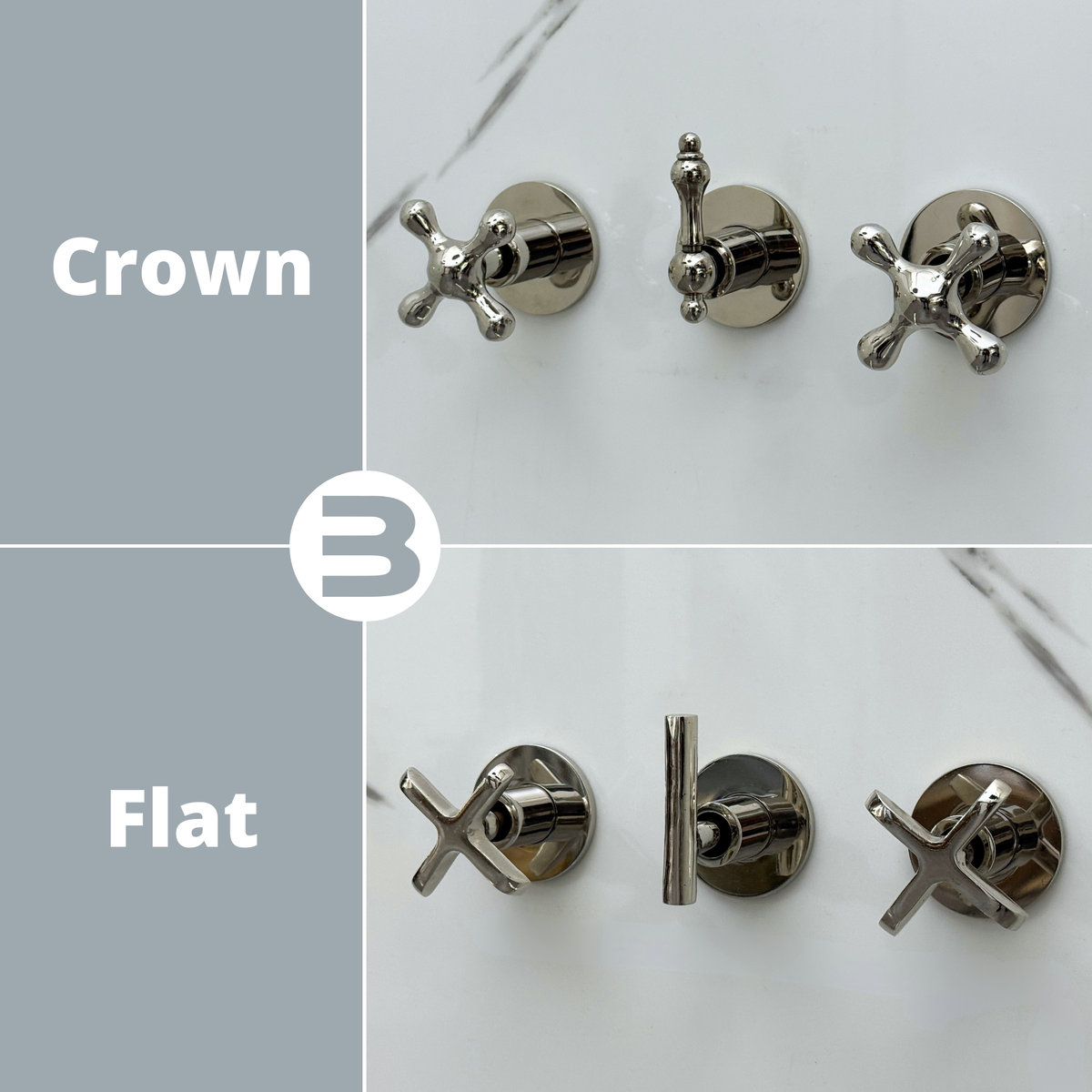 Polished Nickel Adjustable Round Rain Shower System with Handheld & Tub Filler — Short arm (PNCSS-021) — detail view 14