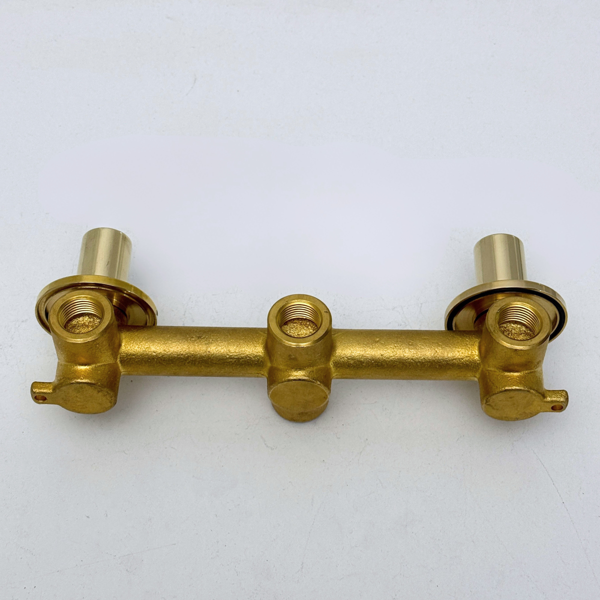 Solid Solid Brass 1 Way Valve, 2 Handles Bathroom Shower Valve - image 4