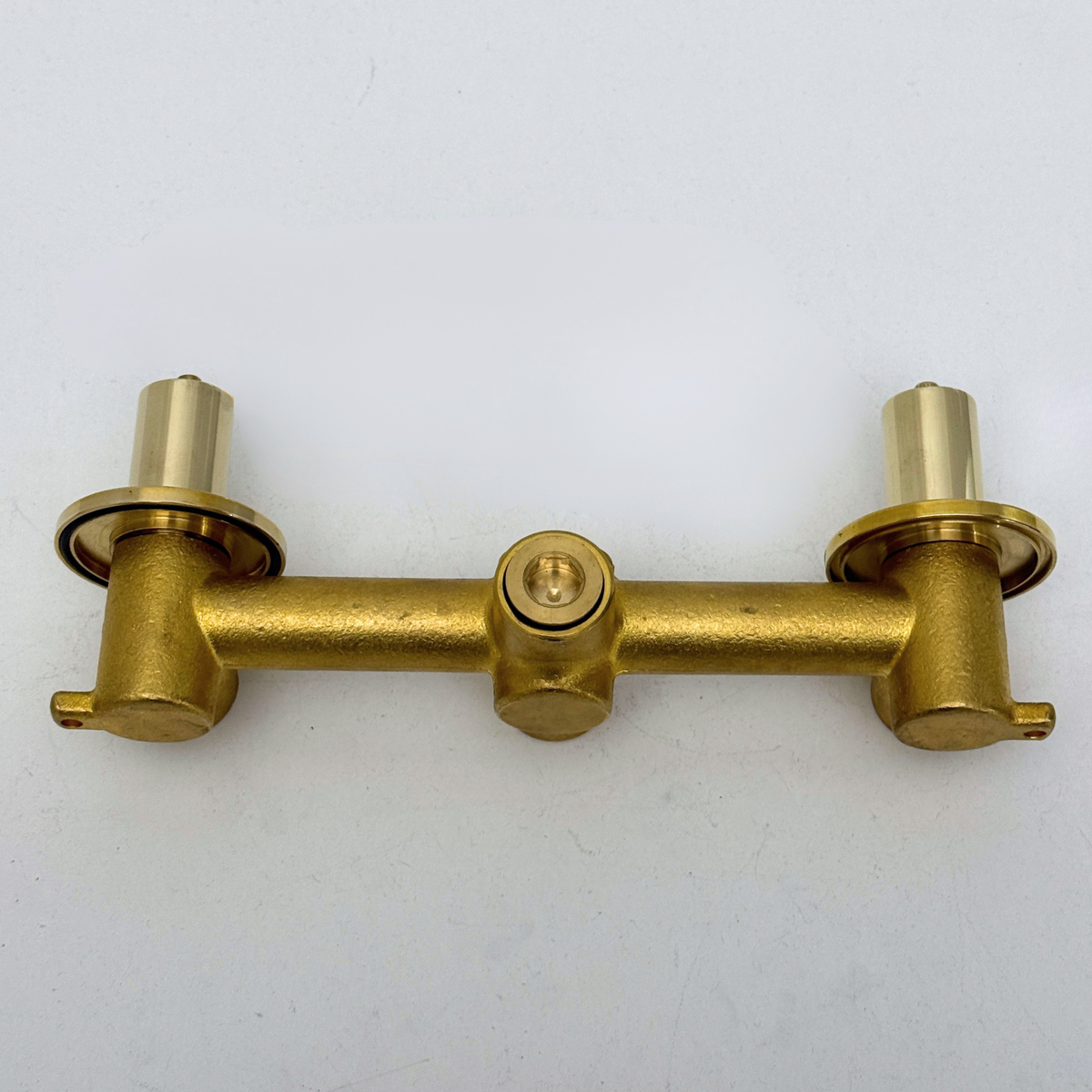 Solid Solid Brass 1 Way Valve, 2 Handles Bathroom Shower Valve - image 5