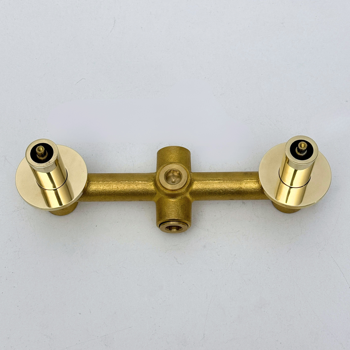 Solid Solid Brass 1 Way Valve, 2 Handles Bathroom Shower Valve - image 6