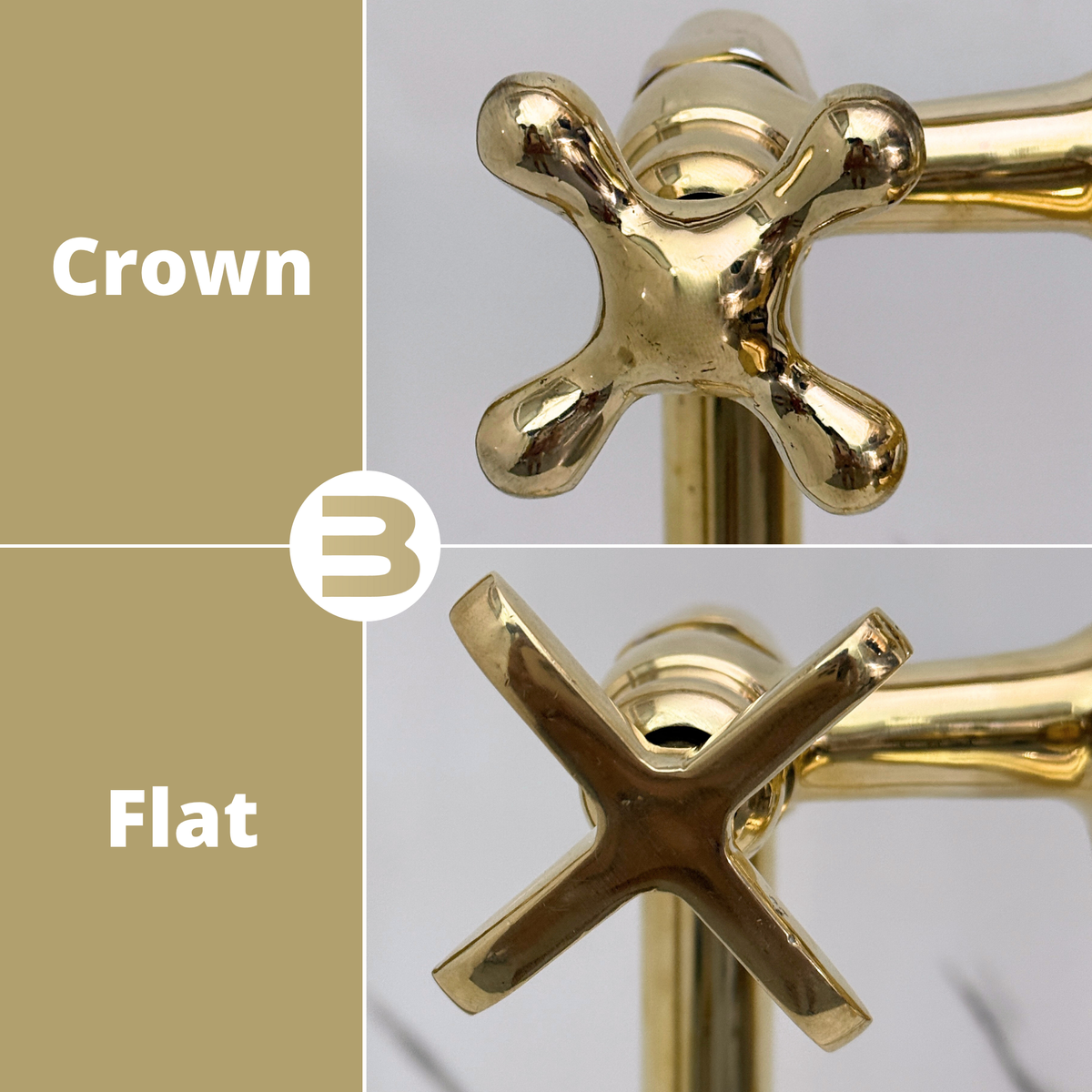 Unlacquered Brass Freestanding Bathtub Faucet, Solid Brass Clawfoot Tub Filler with Handheld Shower Head and - image 10