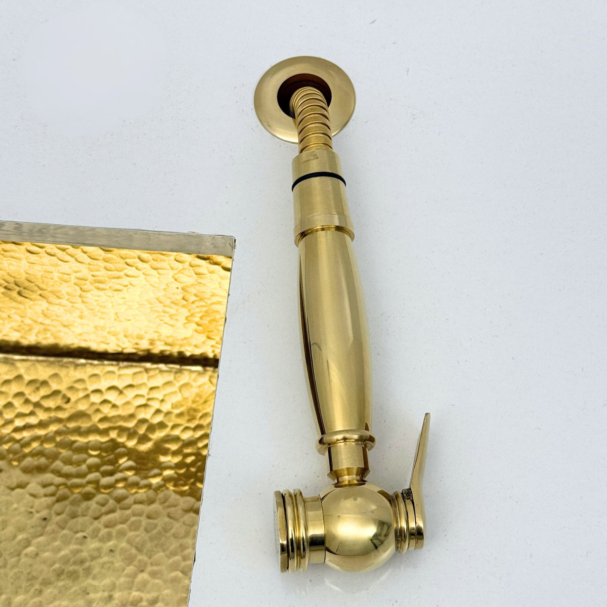 Unlacquered Brass Kitchen Side Sprayer - image 4
