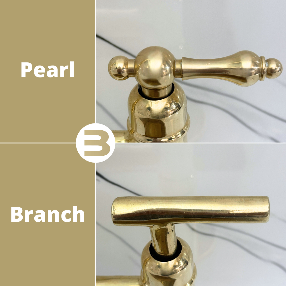 Unlacquered Brass Folding Pot Filler with Lever Handles – alternate view 11