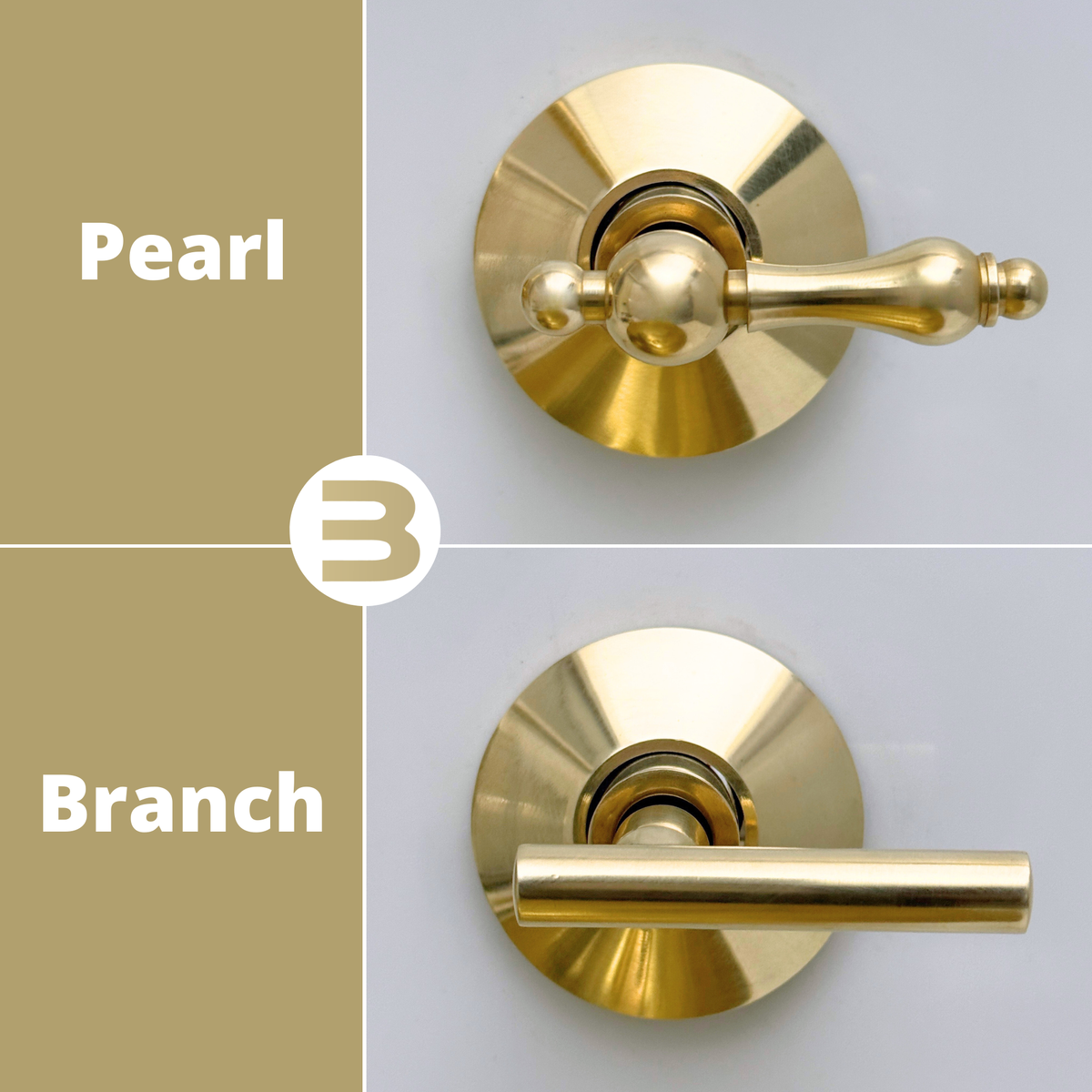 8" 360° Swivel unlacquered brass wall faucet, 8" spread with lever handles – alternate view 8