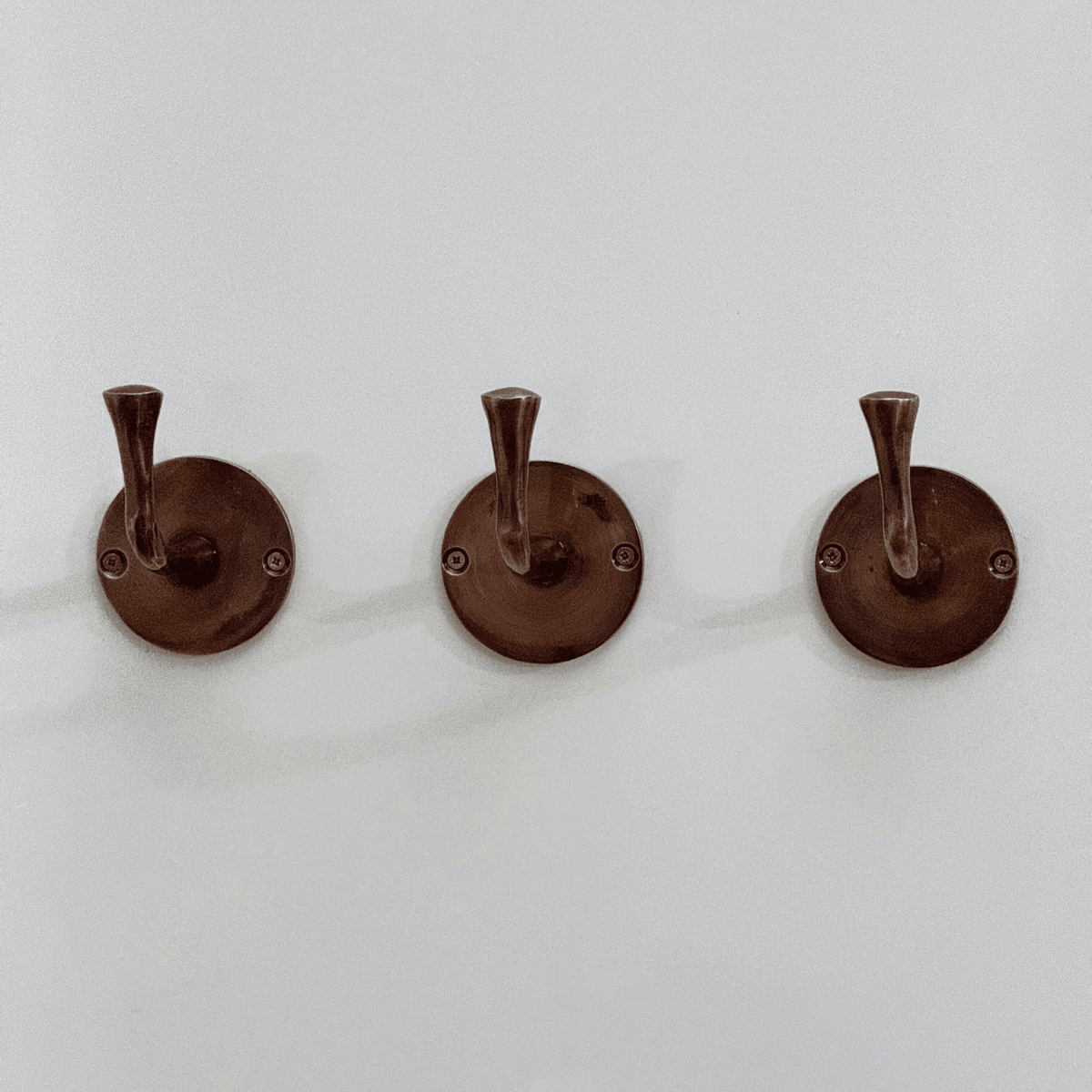 Antique Copper Hooks, Copper Robe Hook, Wall Mount Copper Robe Hooks, Heavy Duty Single Hook - Vintaless