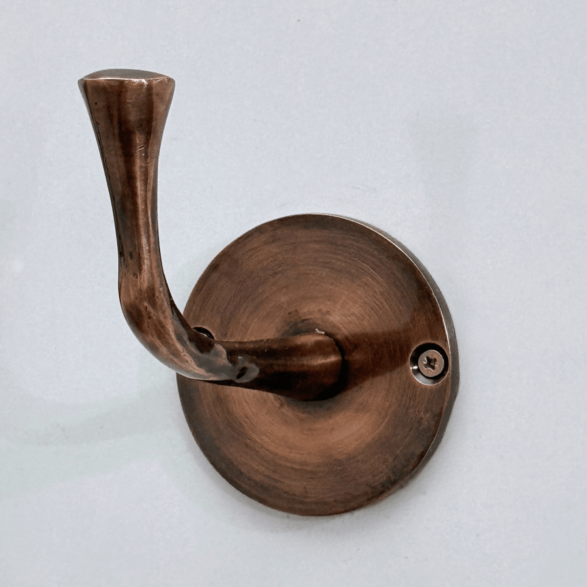 Antique Copper Hooks, Copper Robe Hook, Wall Mount Copper Robe Hooks, Heavy Duty Single Hook - Vintaless