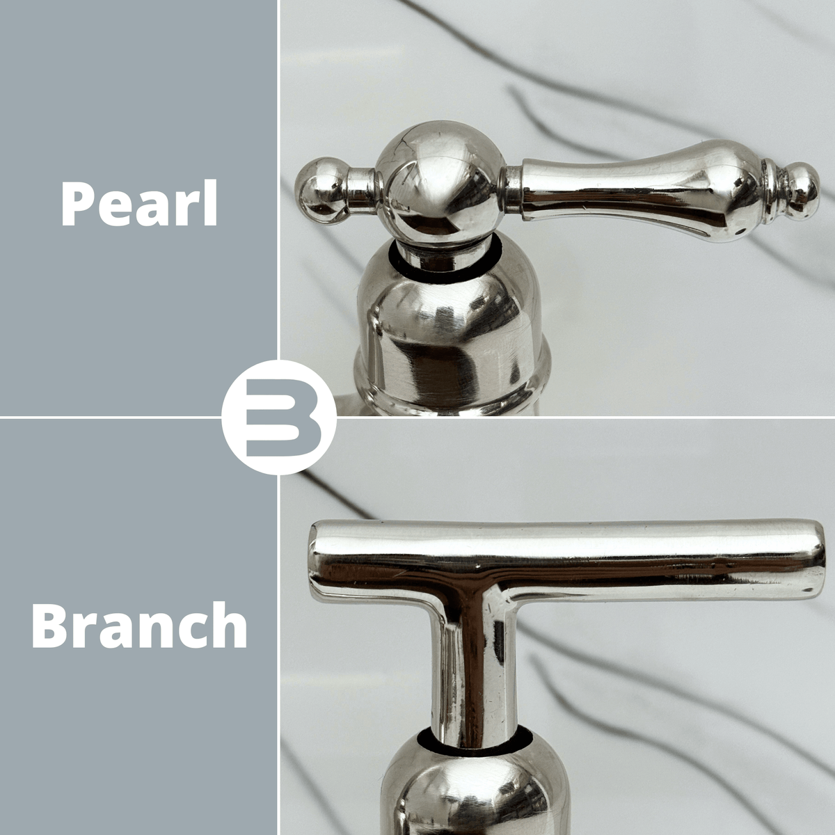 Polished Nickel Bridge Faucet with Lever Handles - Cavendish - Vintaless