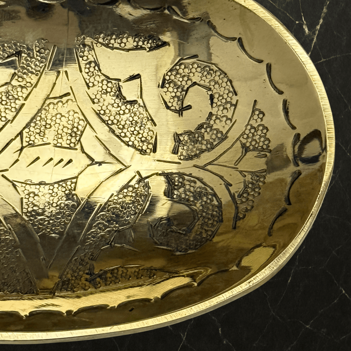 Unlacquered Brass Soap Dish, Wall-Mounted Engraved Brass Soap Tray - Vintaless
