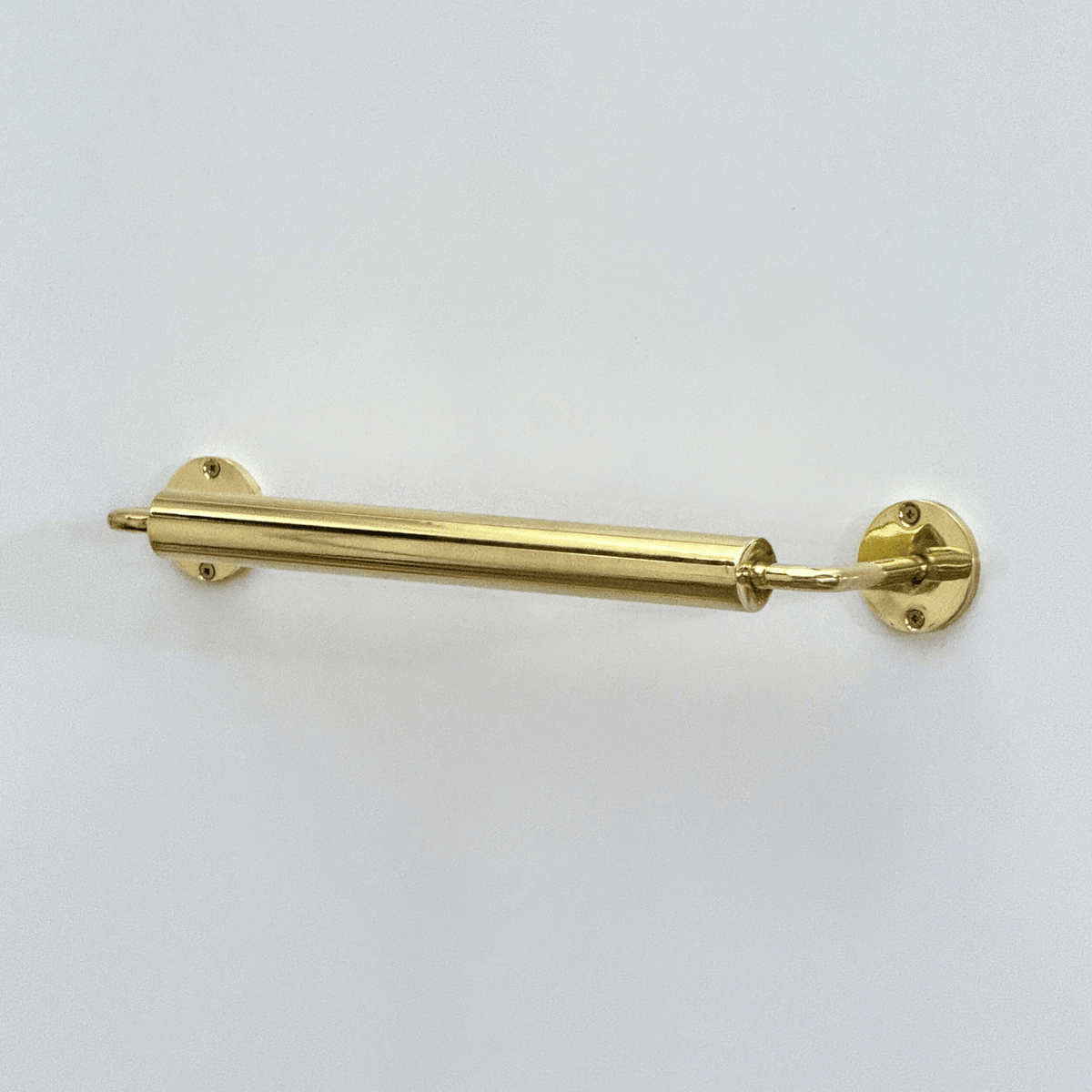 Unlacquered Brass Towel Holder, Solid Brass Wall Mounted Bar, Brass Towel Rack, Brass Rod, Brass Towel Rail - Vintaless